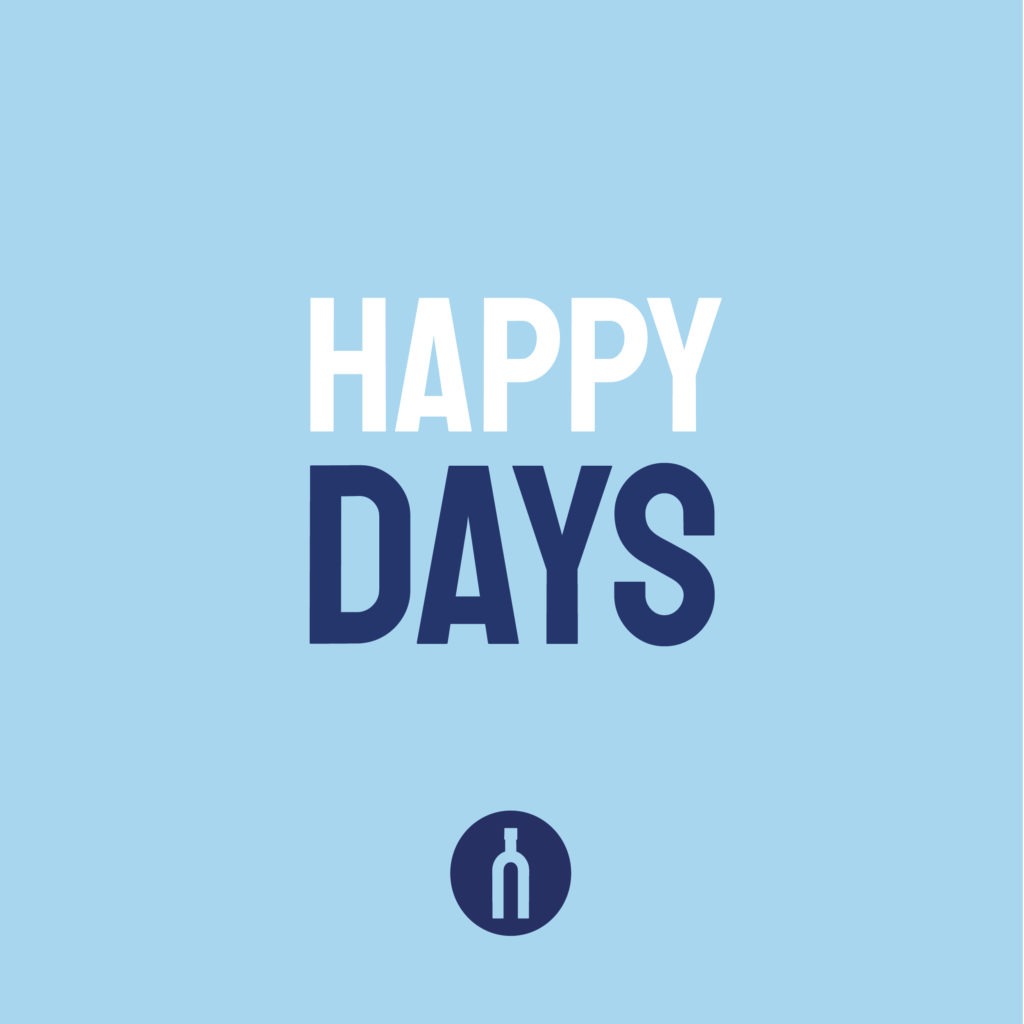 Visuel pour Instagram avec écrit Happy Days