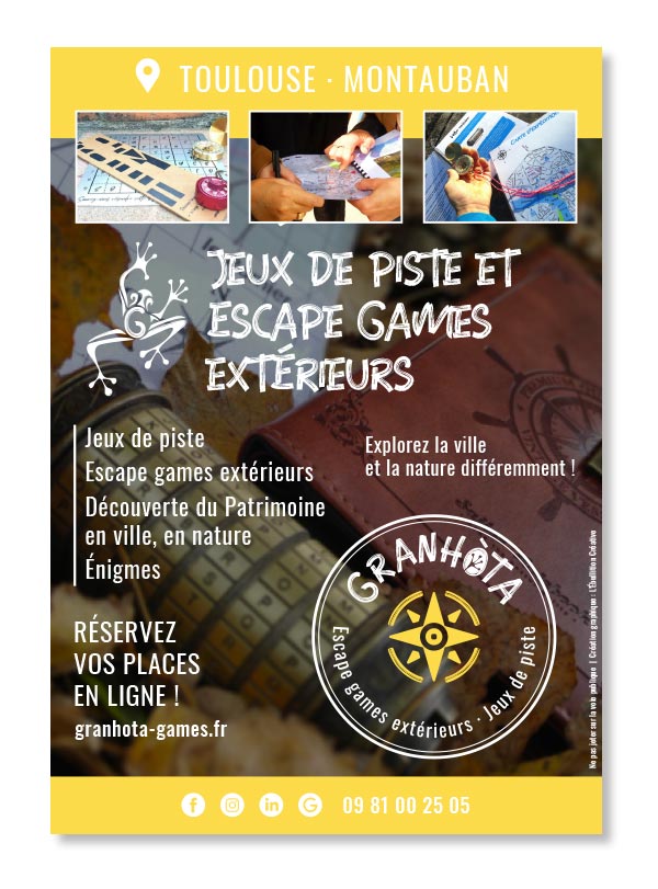 création graphique flyer Granhota games