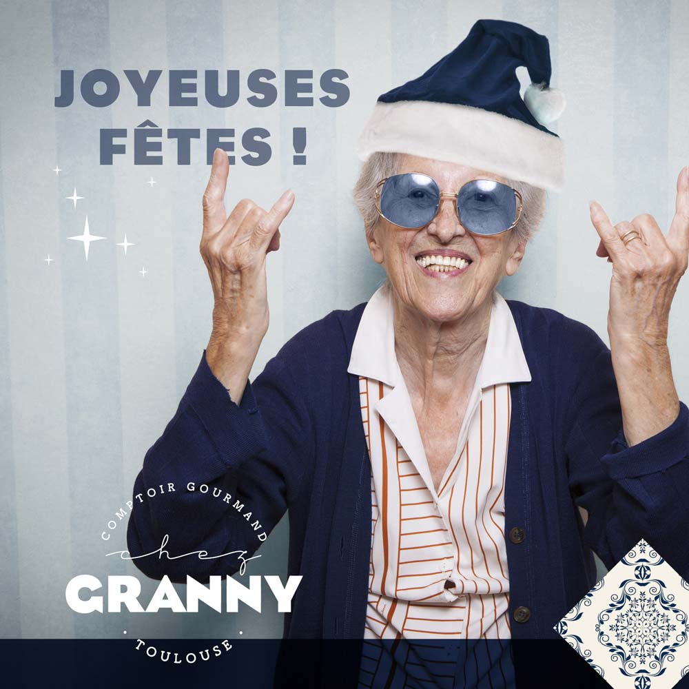 Chez granny bonnes fêtes de fin d'année 2021
