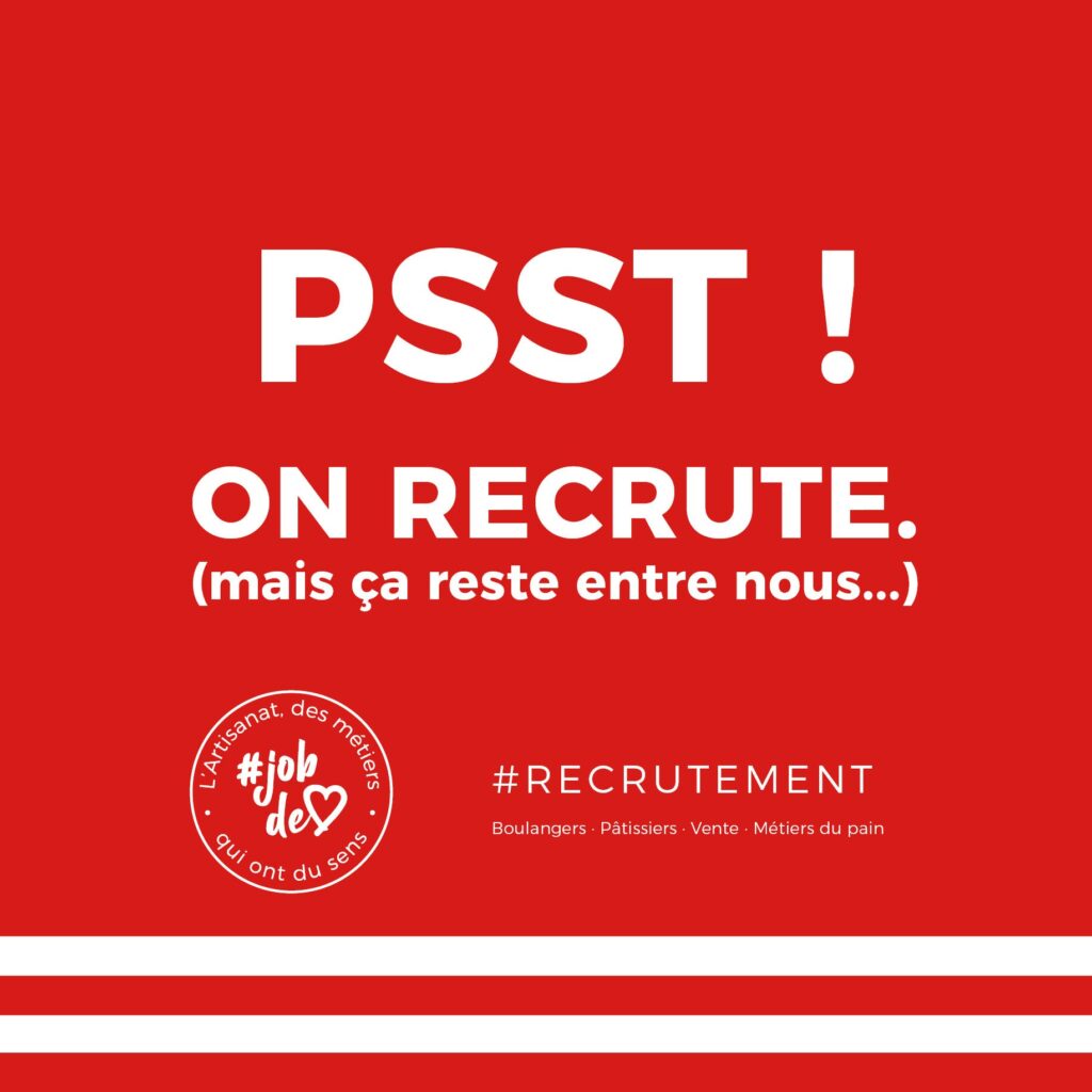 Campagne recrutement en boulangerie - agence de communication pour Moulin Maury