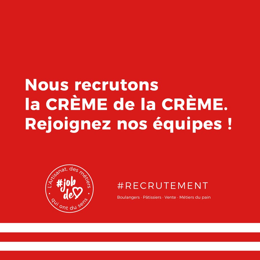 Campagne recrutement en boulangerie - agence de communication pour Moulin Maury