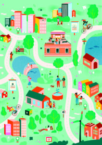 illustration de l'agence Lucie par une agence de communication