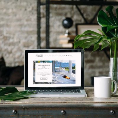 page accueil site internet Sparte